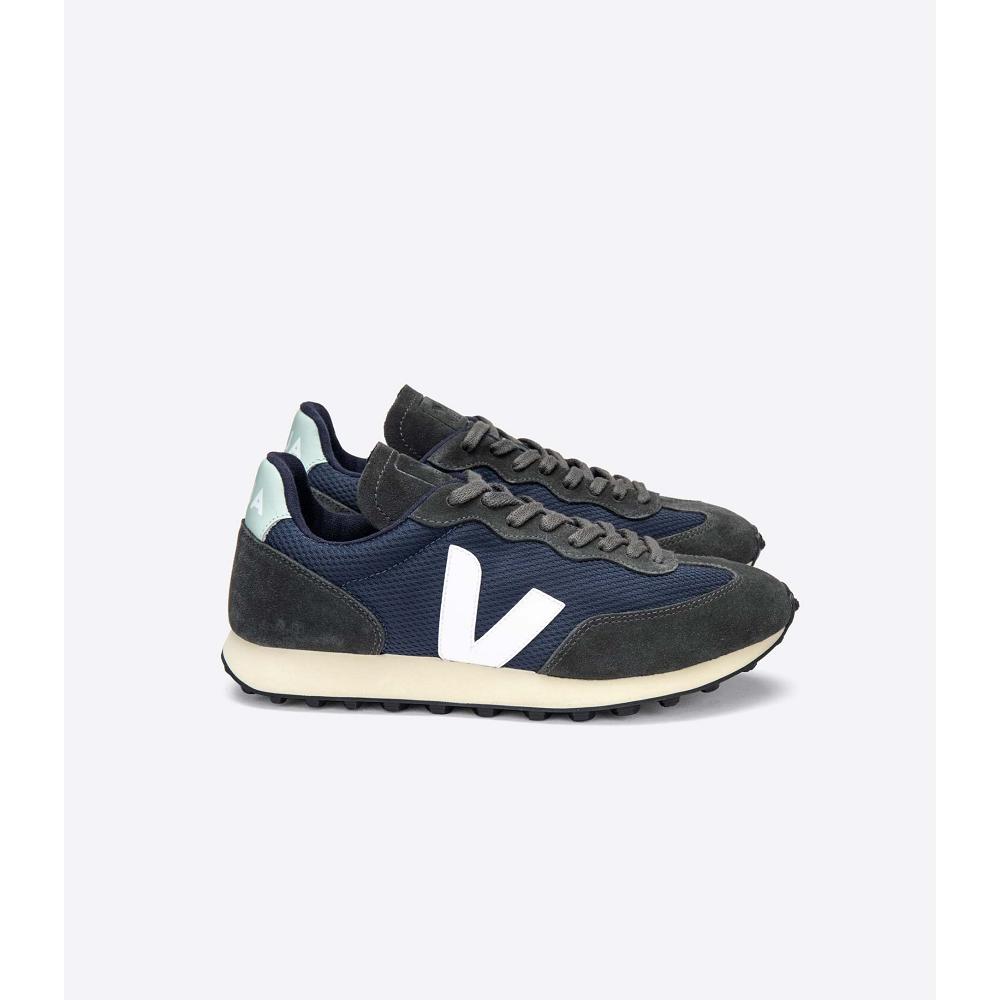 Women\'s Veja RIO BRANCO ALVEOMESH Running Shoes Navy | SG 415FDN